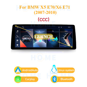 Reproductor Multimedia para Automóvil con Carplay para BMW X5 E70 F15 X6 E71 F16 2007-2019, Navegación GPS, Consola Central, Pantalla Ultrafina de 12.3 Pulgadas - Product Image 3