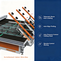Machine de découpe automatique de verre CNC YTJ3829 avec commande PLC 380V