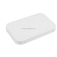 Toma de corriente de pared de fibra óptica SC, caja de terminación óptica de plástico, placa facial Nap, 1 núcleo