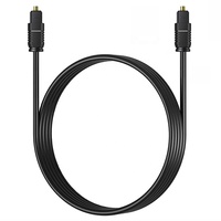 Cable de Audio Óptico Digital Toslink, Par Trenzado Coaxial, Conectores Chapados en Oro, Revestimiento de PVC, 1M-10M Personalizable, para Proyector y Altavoz