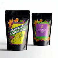 Bolsa de aluminio personalizada para snacks, barras energéticas de chocolate, dulces, galletas y gomitas, con cierre de cremallera, tipo retort, reciclable e impresa.