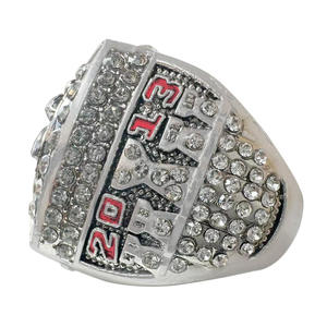 Collection de bagues de championnat de hockey des Blackhawks de <span class=keywords><strong>Chicago</strong></span> 2015, en alliage plaqué argent 925, avec coquille naturelle taillée en forme de princesse, à la mode - Product Image 4