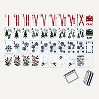 Ensemble de Mahjong Américain de Luxe à 5 Couches en Acrylique, Pliable, Tuiles Blanches Modernes Gravées, pour Divertissement et Fêtes, Vente en Gros Personnalisée