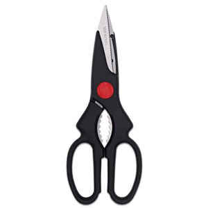 <b>Kitchen</b> <b>Scissors</b> Stainless Steel Black Straight Head Multi Functional For Home Use - Product Image 4
