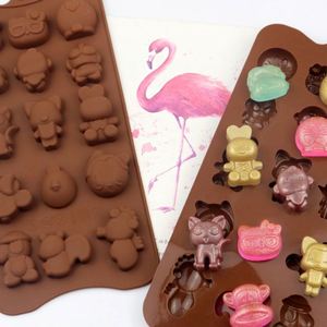 Vente flash - Moules en silicone pour chocolat en forme d'animaux, moules pour bonbons gélifiés, bac à glaçons en silicone OEM/ODM - Product Image 3