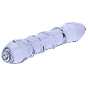 Dildo en cristal à double tête, dispositif de masturbation en verre transparent pour femmes, stimulation du point G, jouet sexuel pour adultes - Product Image 2