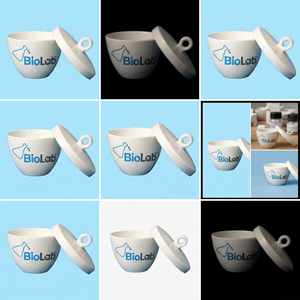 Vaso de Laboratorio de Vidrio Borosilicato, Resistente a Químicos, Redondo, con Tapa, para Pruebas - Product Image 1