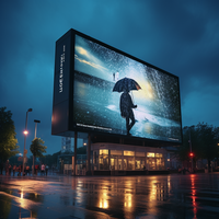 Grand écran d'affichage à LED d'extérieur P6 P8 P10 pour le football, le football et les sports, grand écran d'affichage numérique à LED pour l'extérieur, Wall Street