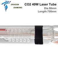 Tabung Laser Kaca CO2 Dragon Diamond 40W 50W untuk Mesin Pemotong dan Pengukir, Pengganti Tabung Laser CO2