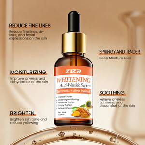 Suero Blanqueador Privado OEM con Cúrcuma Antiarrugas 30ml, Niacinamida, Cafeína, Reduce Poros, Ilumina, Aclara, Reafirma - Product Image 3