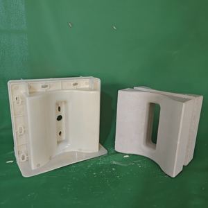 Nouveau modèle 2026 Reazone R6 ABS Moule à briques creuses double face 8"x8" (20x20x10cm) pour piliers de porte extérieurs en béton haute résistance - Product Image 3