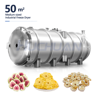 Équipement de lyophilisation sous vide en acier inoxydable contrôlé par PLC Huchuan pour la transformation alimentaire, avec moteur à boîte de vitesses multifonctionnelle et roulement
