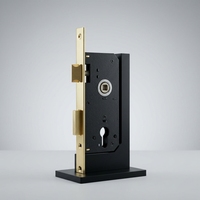 Corps de serrure à mortaise ignifuge, boîtier de serrure de sécurité au design moderne norme russe pour porte d'appartement