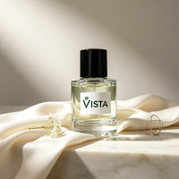 Flacons de parfum en verre VISTA Luxury 30 ml avec pulvérisateur à pompe, impression sérigraphique, logo personnalisé, diffuseur à roseaux vide
