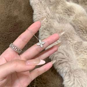 Collier pendentif en argent pur S925 avec design artistique, étoile de conte de fées, lune, pour chaînes de pull - Product Image 4