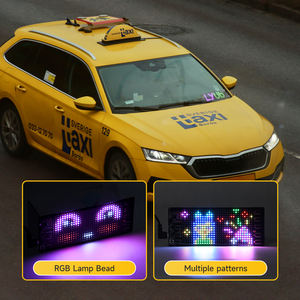 LyUb LED <span class=keywords><strong>voiture</strong></span> pare-brise signe USB-alimenté bricolage APP contrôle défilement texte Animation pour Taxi <span class=keywords><strong>location</strong></span> - Product Image 4