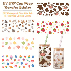Tùy chỉnh UV chuyển Stickers in chết cắt Holographic không thấm nước cup tường và xe trang trí Showcase cá tính - Product Image 4