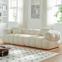 Sofá Chesterfield de Dos Plazas sin Marco, Estilo Francés, con Esponja de Lujo, Diseño Moderno, Sin Estructura de Soporte, para Sala de Estar, Venta Directa de Fábrica