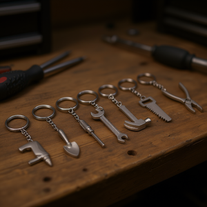 Truper LLA-49 Llavero de Herramientas de Aleación de Zinc, Diseño Duradero de Metal Fundido, Forma Clásica Personalizada, Regalo Ideal Para Entusiastas del Bricolaje Y - Product Image 2