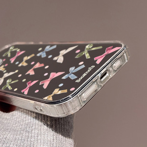 เคสโทรศัพท์ iPhone 17 รุ่นพรีเมียม กระจกเงา พร้อมโบว์ลายจุดหลากสี รูขนาดใหญ่ ป้องกันการกระแทก - Product Image 4