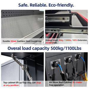 Armoire à outils modulaire Rockshell, <span class=keywords><strong>table</strong></span> d'atelier, armoire de rangement en métal pour garage, armoire <span class=keywords><strong>murale</strong></span> de garage, établi d'atelier - Product Image 4