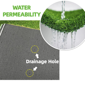긴 수명 25mm 30mm 애완 동물 친화적 인 인공 잔디 2m x 25m 정원 발코니 테라스 용 내구성 인조 잔디 - Product Image 4