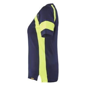 BLAKLADER-Camiseta de mujer 352410308833XXXL con azul marino de alta visibilidad/amarillo de alta visibilidad-EAN 7330509916599 2017 ROPA DE TRABAJO - Product Image 3