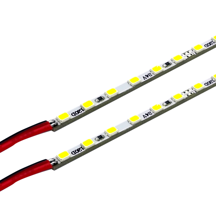 Commercio all'ingrosso 24v 120led/m CRI90 3mm PCB 2835 led striscia rigida barra luminosa per Ultra-sottile scatola di luce