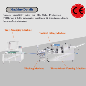 เครื่องทำเค้กทุเรียนแบบอัตโนมัติสายการผลิตเค้กไหมขัดเนื้ออุปกรณ์เบเกอรี่ - Product Image 5