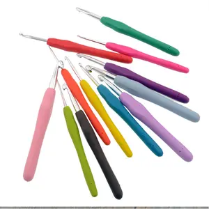 12 Sizes Crochet Hooks Set for Arthritic Hands Ergonomic Soft Grip Handle Best Gift for Mother Friends Sister