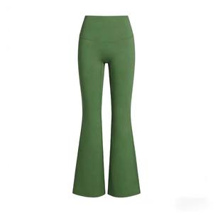 Pantalons de yoga évasés multicolores, tissu extensible et doux pour la peau, coupe évasée pour sublimer la silhouette des jambes, entraînement de yoga et de Pilates, exclusif et personnalisé - Product Image 5