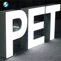 Letrero Luminoso LED de Alta Calidad, Letrero con Logotipo Personalizado de Alto Brillo, Letras Luminosas 3D LED para Exteriores