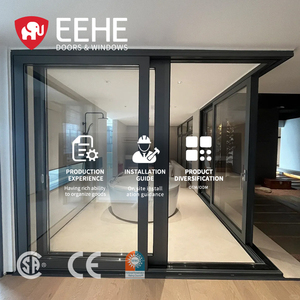 Eehe porte coulissante obturateur économie d'énergie aluminium rupture thermique moderne balcon porte coulissante - Product Image 1