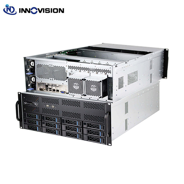 Factory 4U Rack 12Bays G46512 with 11 Expand Slot Dual 1600w 2000w Crps Powersupply  4GPU Cards Deep-Learning/GPU Server Chassis