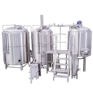 500L 5HL Craft Beer Brewing System Micro Nano Brewery Equipment Brewhouse Fermenter Cooling Malt Hop Yeast Wine Distillery