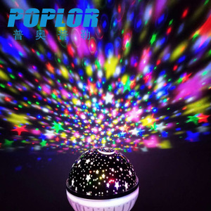 Poplor <b>Led</b> Colorful Magic <b>Ball</b> Lamp 110-265V Decorative Light For Home Stage Bar Ktv Atmosphere - Product Image 3
