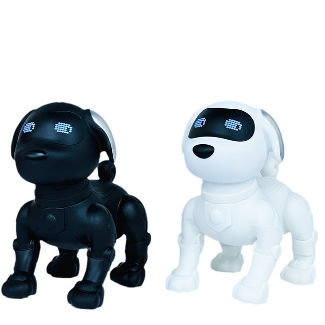 Redwingy New Music Robot Dog Speaker Wireless Subwoofer Speaker Home Theater System Blue Tooth DJ Speaker Pet Toys With Lights