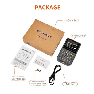 Buscador de Satélites <span class=keywords><strong>V8</strong></span> de Alta Calidad con Pantalla LCD MPEG-4, GTMedia DVB-S2, Señal Digital, <span class=keywords><strong>Satfinder</strong></span> para Receptores de TV Satelital - Product Image 6