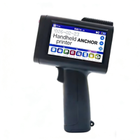 Imprimante jet d'encre portable M10 de haute qualité 12,7 mm pour cuir, flex, alimentée par batterie, écran tactile, boîtes, bouteilles, sacs, papier, cartons, logos et lots