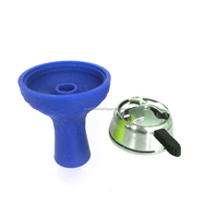 (Modèles Variés) Ensemble Bol Chicha en Silicone Fantaisie avec Support, Bol en Caoutchouc de Silicone