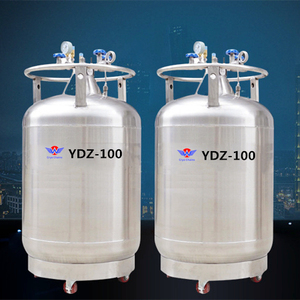 ภาชนะบรรจุ LN2แช่แข็ง100L YDZ-100ไนโตรเจนเหลวแบบมีแรงดันอายุการใช้งานยาวนาน - Product Image 5