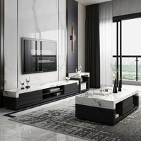 Table basse extensible en bois moderne et simple et meuble TV pour salon, meubles de maison