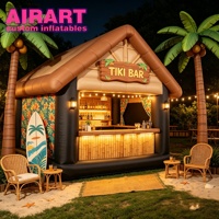 Tente Tiki Gonflable pour Bar Extérieur, Fêtes et Événements, Dôme Bulle, Abri Imperméable Résistant aux UV, Commercial, Durable, Jardin