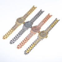 Modieuze Horloge Voor Vrouw Diamant Quartz Horloges Dames Armband Sieraden Set Geschenken Voor Vrouwen Bulk Kopen