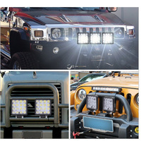 Lampe de travail à barre de LED pour voiture 48W Offroad Work Light 12V Auto Light Fog Lamp off road 16 LED Tractor Spotlight for ATV / Truck / SUV