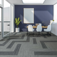 Achetez des tapis de bureau modernes noirs pour intérieur, en nylon résistant, en dalles, imprimés sur mesure