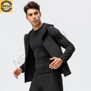 High Quality Men's Breathable Pullover Hoodie Fitness Running Training Long Sleeve <b>Zipper</b> Casual Hoodie Quick Dry <b>Jacket</b> - Product Image 5