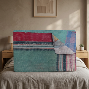 Kantha เย็บปะติด bengali gudri แบบวินเทจ - Product Image 3