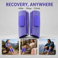 Masseur de jambes avec design airbag intégral, trois modes d'intensité et batterie rechargeable