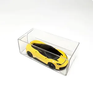 Boîtes en plastique transparent 1/64 étuis transparents de protection pour Hot Wheels et Matchbox Collectors 20pcs